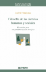 Filosofía de las ciencias humanas y sociales : materiales para una fundamentación científica vignette