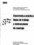 Electrónica práctica. Hojas de trabajo e instrucciones de montaje imagen