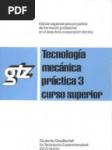 Tecnología mecánica práctica 3. Curso superior imagen